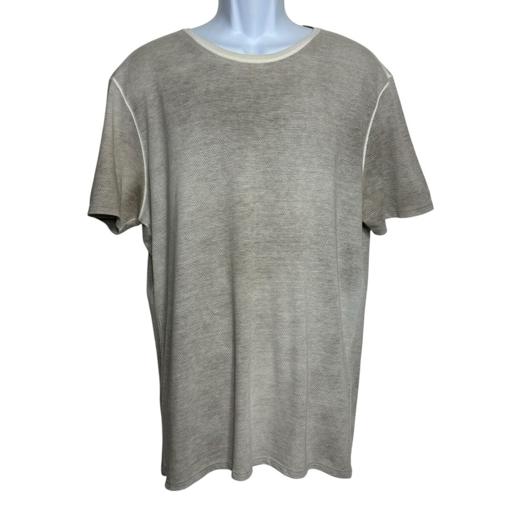 John Varvatos Collection Men's Tee, Sz. XL Gray Lightweight